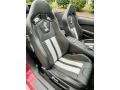 2013 Ford Mustang Shelby Charcoal Black/White Accent Interior Front Seat Photo
