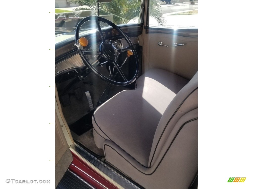 Gray Interior 1931 Cadillac V-12 Series 370 Fisher Limousine Photo #144882884