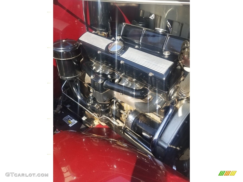 1931 Cadillac V-12 Series 370 Fisher Limousine Engine Photos