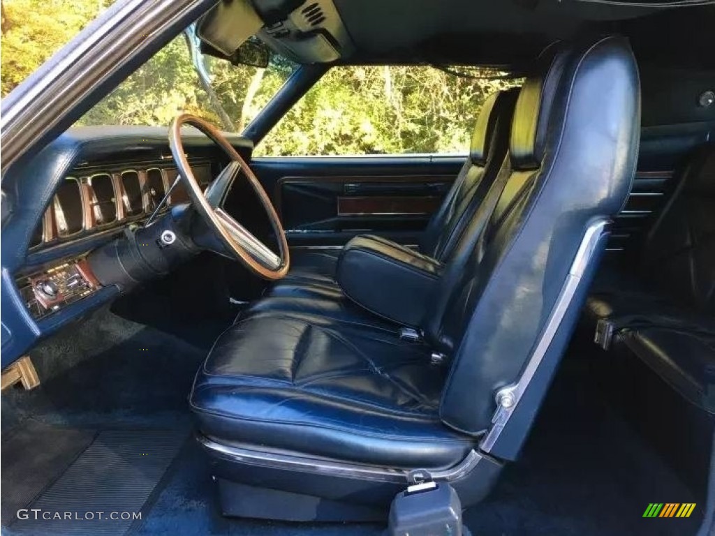 1971 Lincoln Continental Mark III Coupe Front Seat Photo #144883385