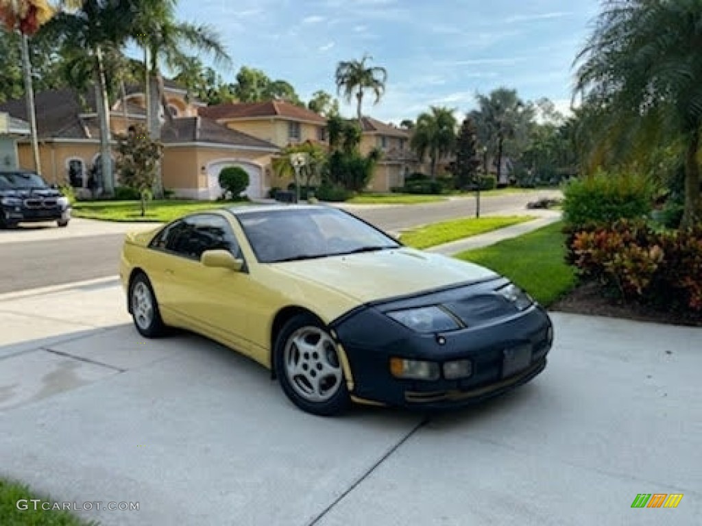 Yellow Pearl 1990 Nissan 300ZX Turbo Exterior Photo #144883637