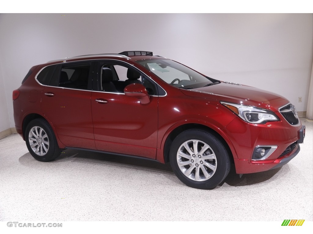 2020 Envision Essence AWD - Chili Red Metallic / Ebony photo #1