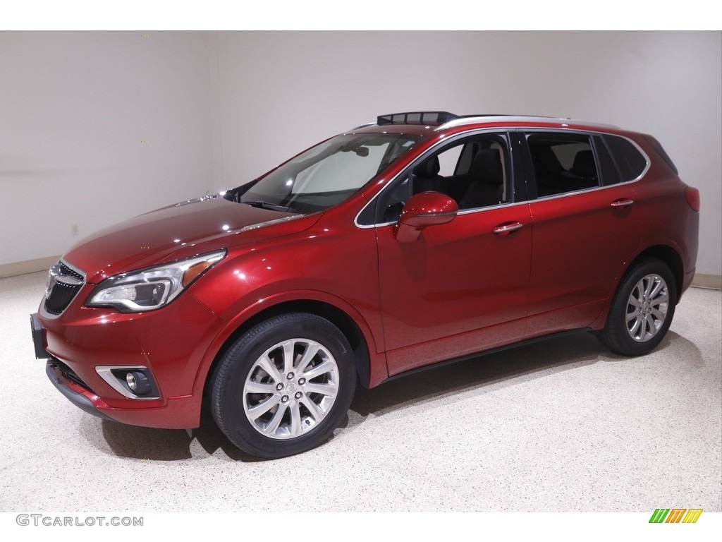2020 Envision Essence AWD - Chili Red Metallic / Ebony photo #3