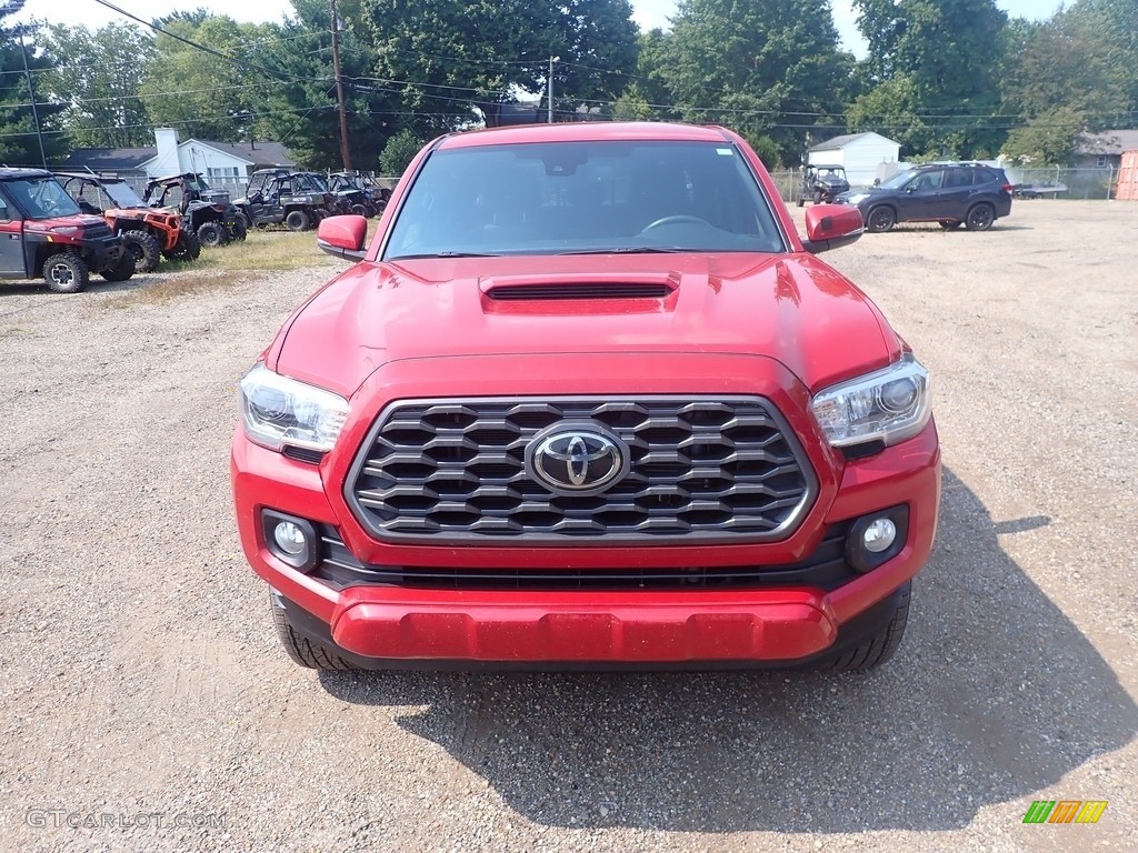 2020 Tacoma TRD Sport Double Cab 4x4 - Barcelona Red Metallic / Cement photo #3