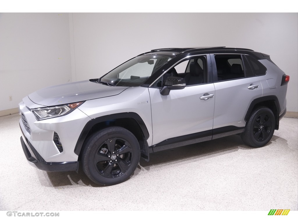 Silver Sky Metallic 2021 Toyota RAV4 XSE AWD Hybrid Exterior Photo #144884494