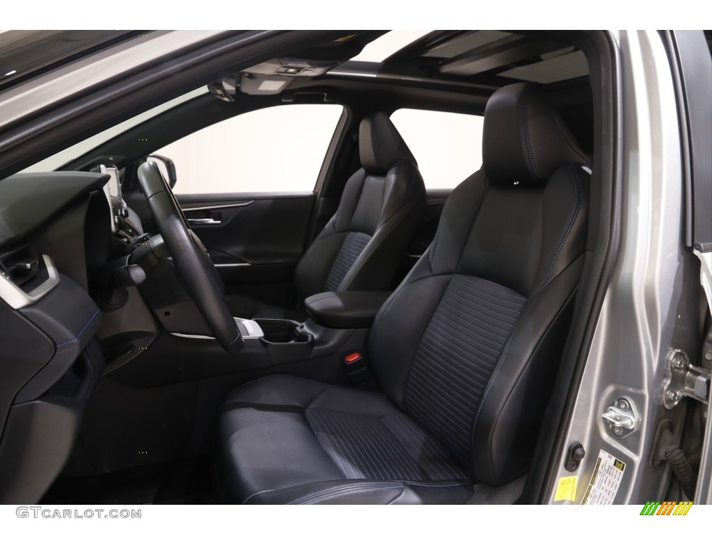 Black Interior 2021 Toyota RAV4 XSE AWD Hybrid Photo #144884530