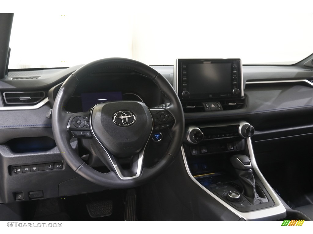 2021 Toyota RAV4 XSE AWD Hybrid Black Dashboard Photo #144884551