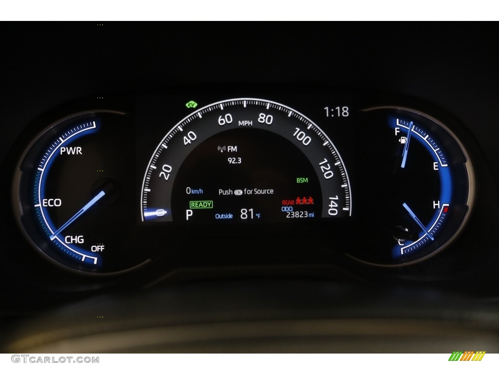 2021 Toyota RAV4 XSE AWD Hybrid Gauges Photos