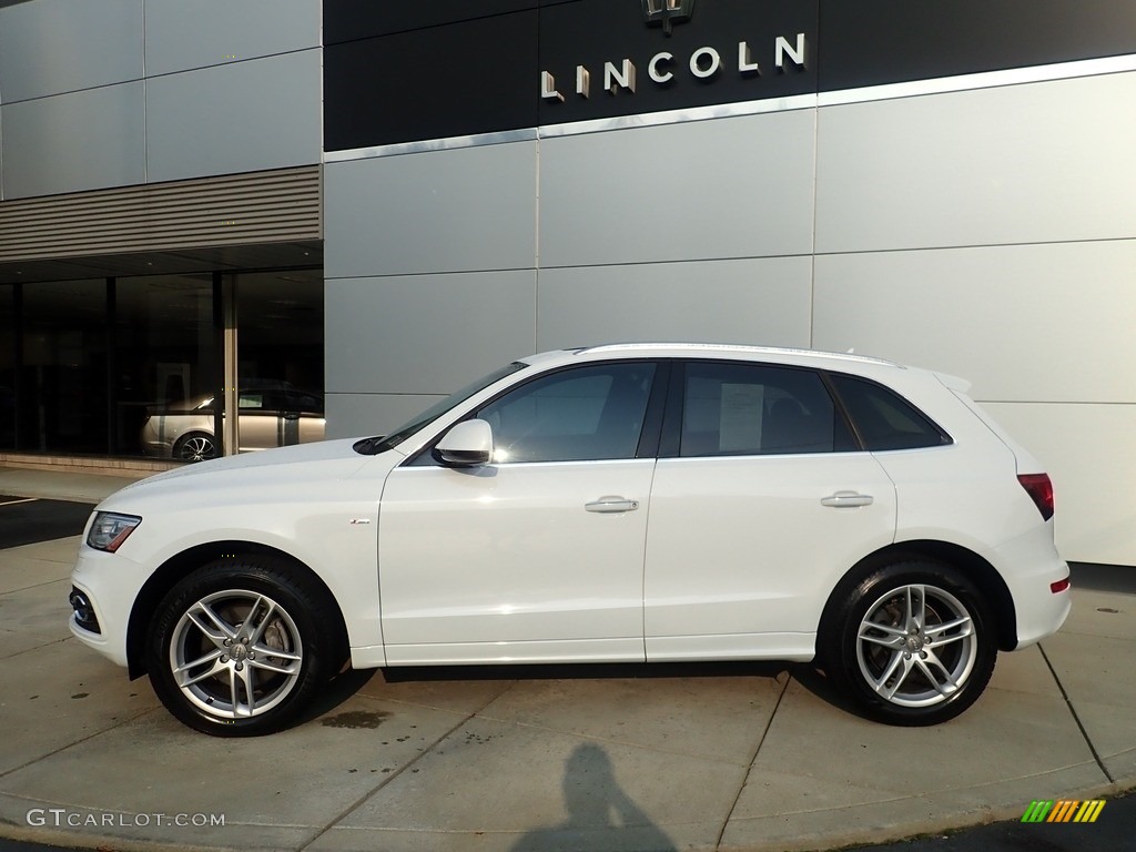 2016 Q5 3.0 TDI Premium Plus quattro - Ibis White / Chestnut Brown photo #2