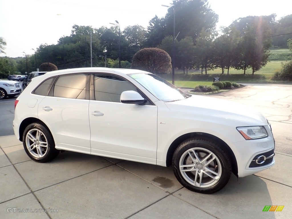 2016 Q5 3.0 TDI Premium Plus quattro - Ibis White / Chestnut Brown photo #7