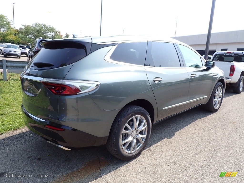 2022 Enclave Premium - Sage Metallic / Whisper Beige/Ebony photo #3