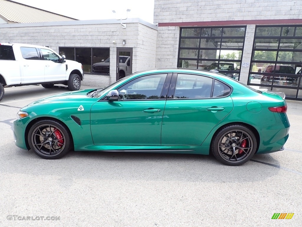 Verde Montreal Tri-Coat 2022 Alfa Romeo Giulia Quadrifoglio Exterior Photo #144884971