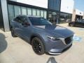2022 Polymetal Gray Metallic Mazda CX-9 Carbon Edition AWD  photo #1
