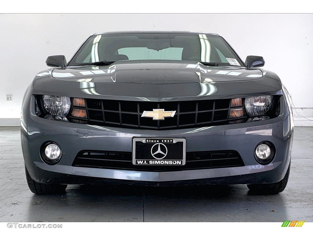 2011 Camaro LT Coupe - Cyber Gray Metallic / Black photo #2