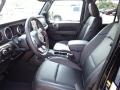 Black 2023 Jeep Wrangler Unlimited High Altitude 4XE Hybrid Interior Color