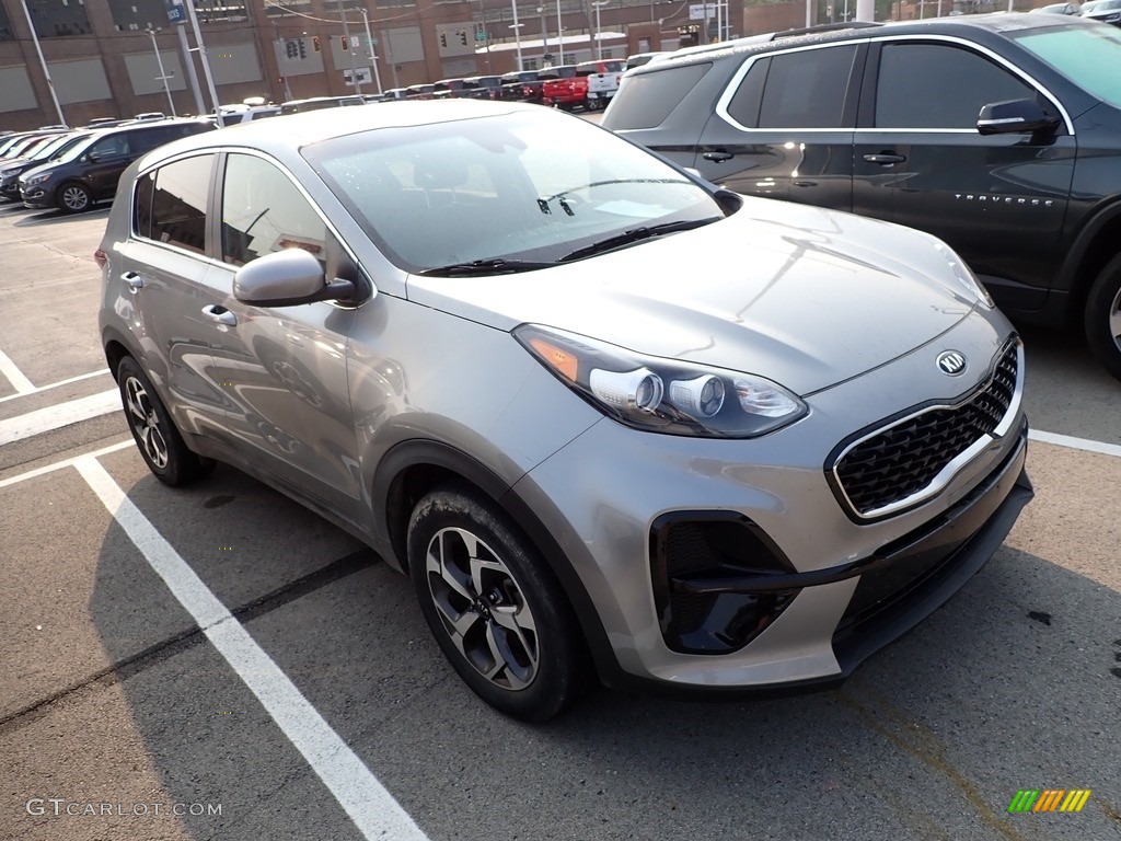 2020 Sportage LX - Sparkling Silver / Black photo #3