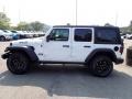 2023 Bright White Jeep Wrangler Unlimited Willys 4x4  photo #2