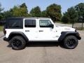 2023 Bright White Jeep Wrangler Unlimited Willys 4x4  photo #6