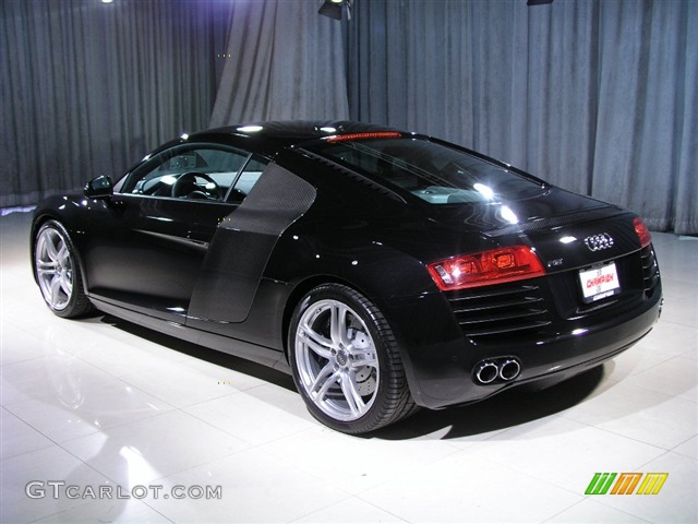 2008 R8 4.2 FSI quattro - Phantom Black Pearl Effect / Black photo #2