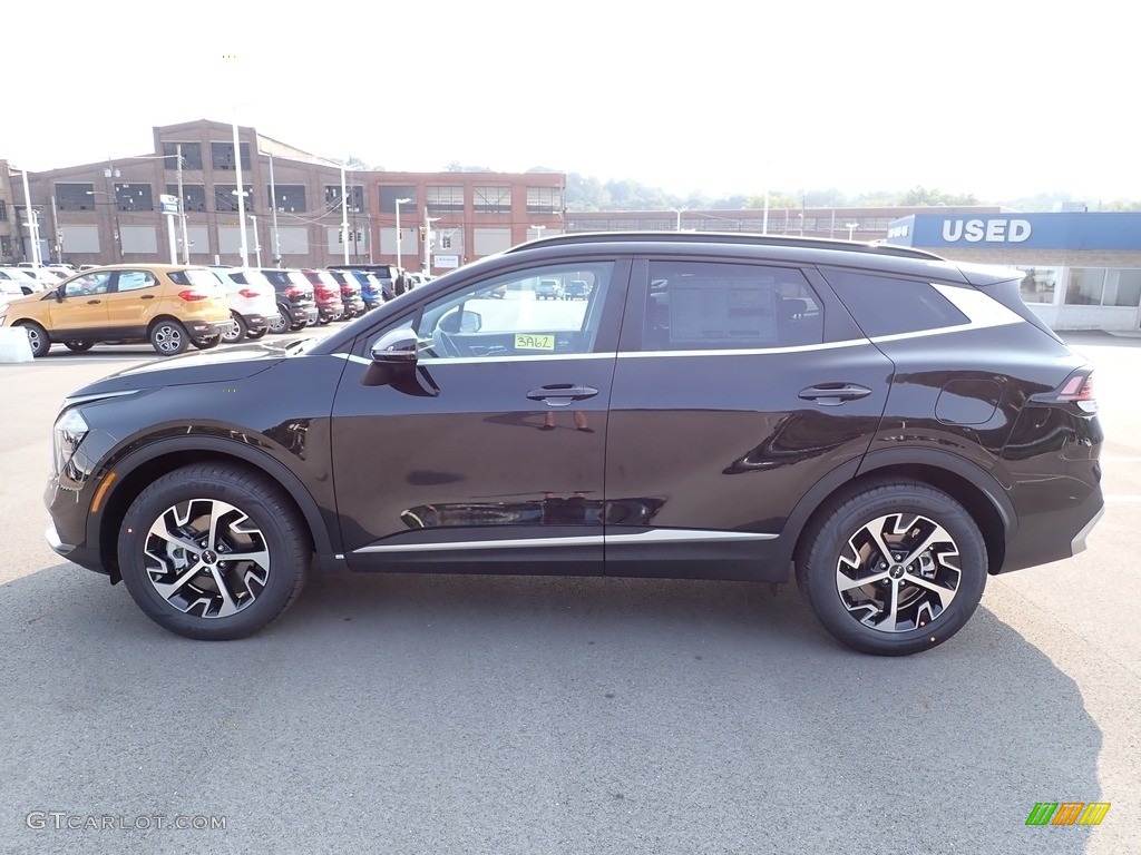 2023 Sportage Hybrid EX AWD - Fusion Black / Black photo #5