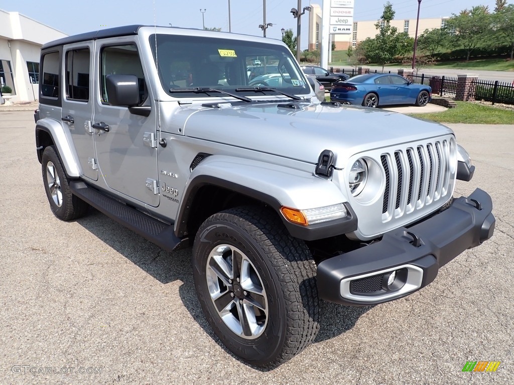 Silver Zynith 2022 Jeep Wrangler Unlimited Sahara 4x4 Exterior Photo #144887401