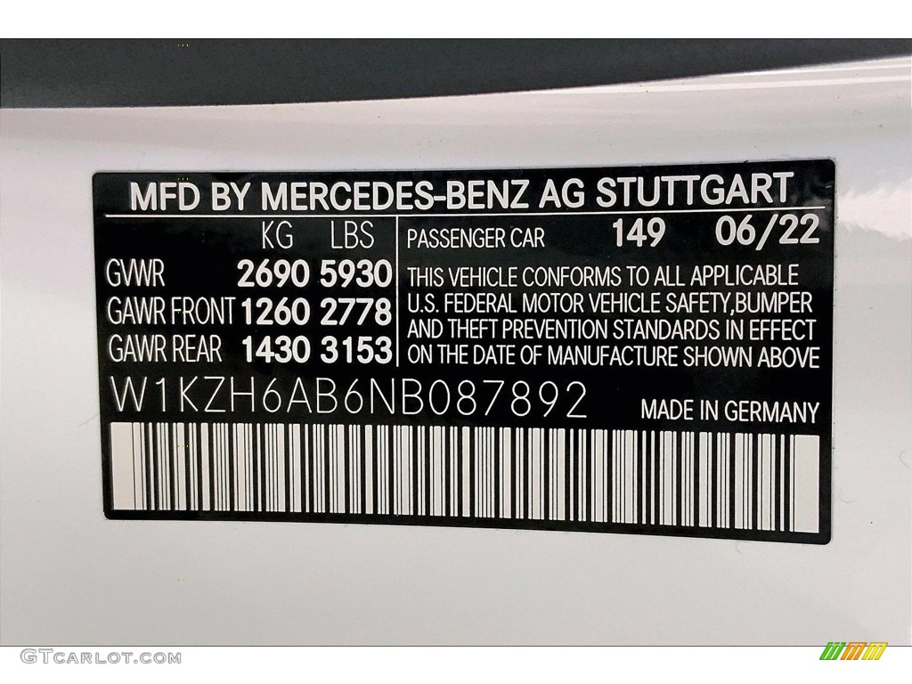 2022 Mercedes-Benz E 450 4Matic All-Terrain Wagon Color Code Photos