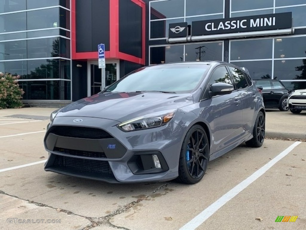 2017 Focus RS Hatch - Stealth Gray / Charcoal Black photo #1