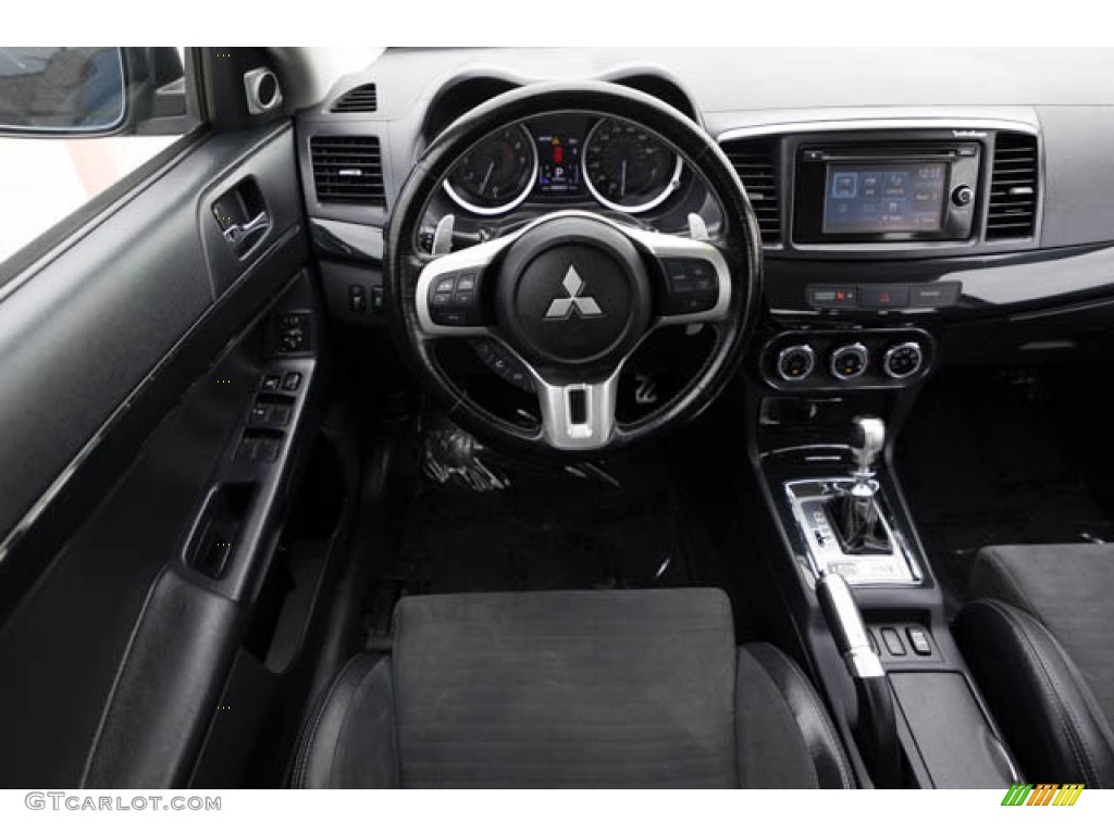 2014 Lancer Evolution MR - Phantom Black Pearl / Black photo #5