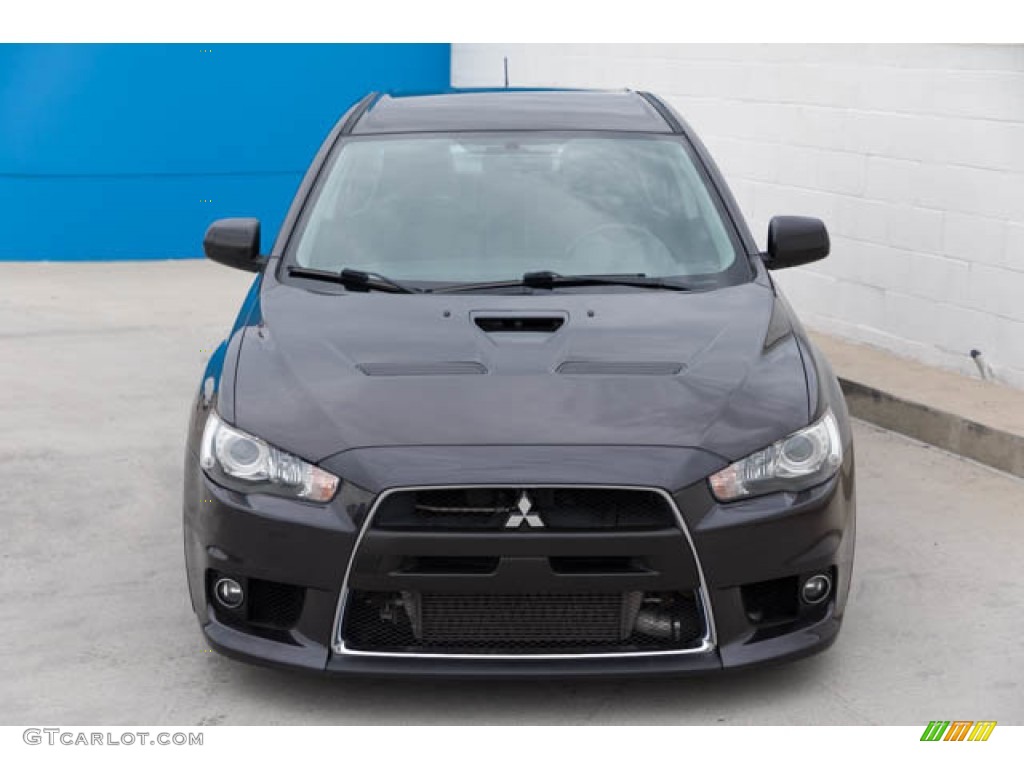 2014 Lancer Evolution MR - Phantom Black Pearl / Black photo #7