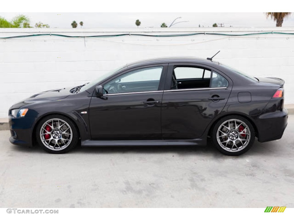 Phantom Black Pearl 2014 Mitsubishi Lancer Evolution MR Exterior Photo #144887887