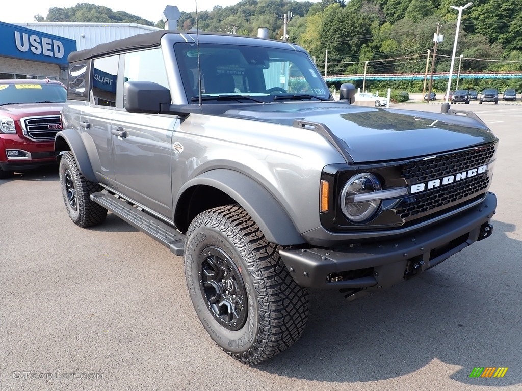Carbonized Gray Metallic 2022 Ford Bronco Wildtrak 4x4 4-Door Exterior Photo #144888034