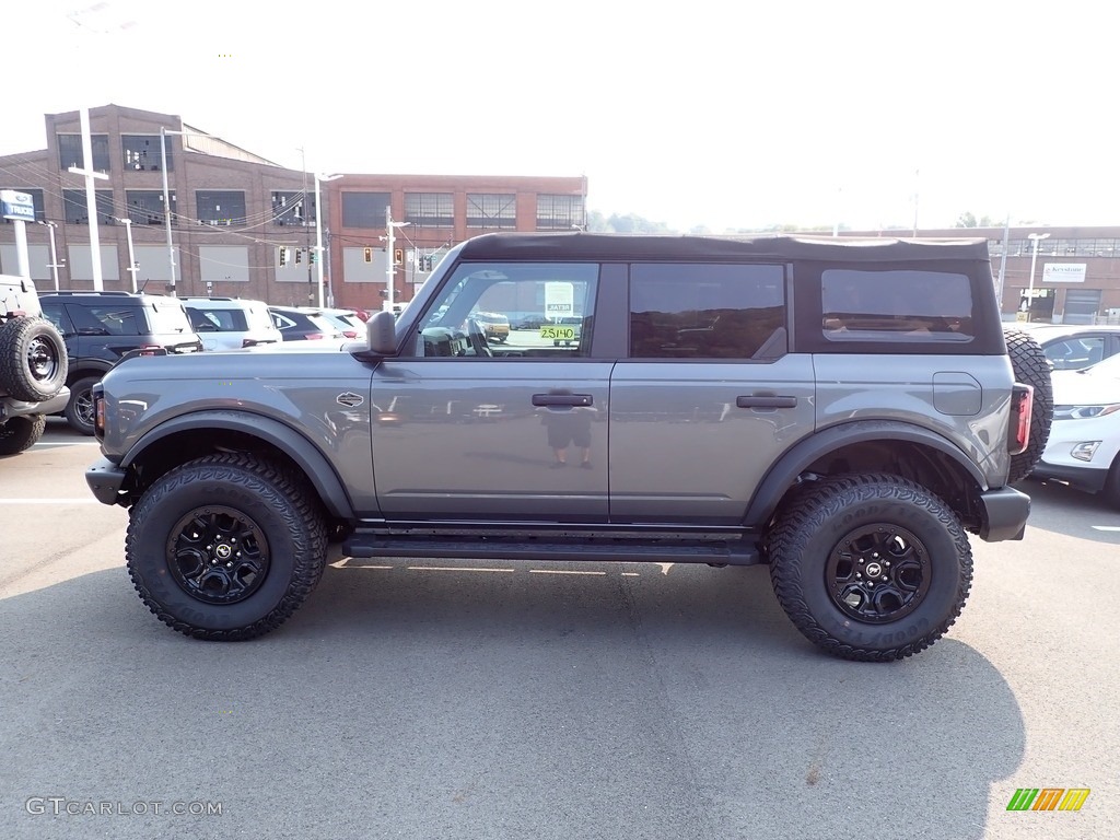 Carbonized Gray Metallic 2022 Ford Bronco Wildtrak 4x4 4-Door Exterior Photo #144888085