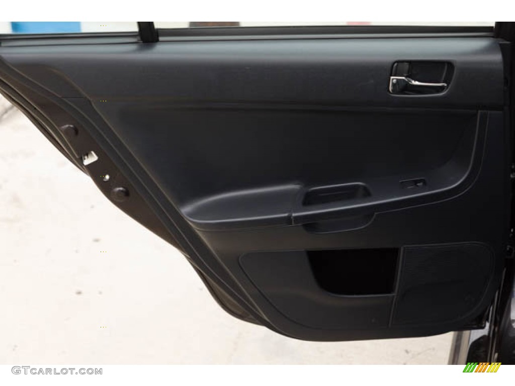 2014 Mitsubishi Lancer Evolution MR Black Door Panel Photo #144888097