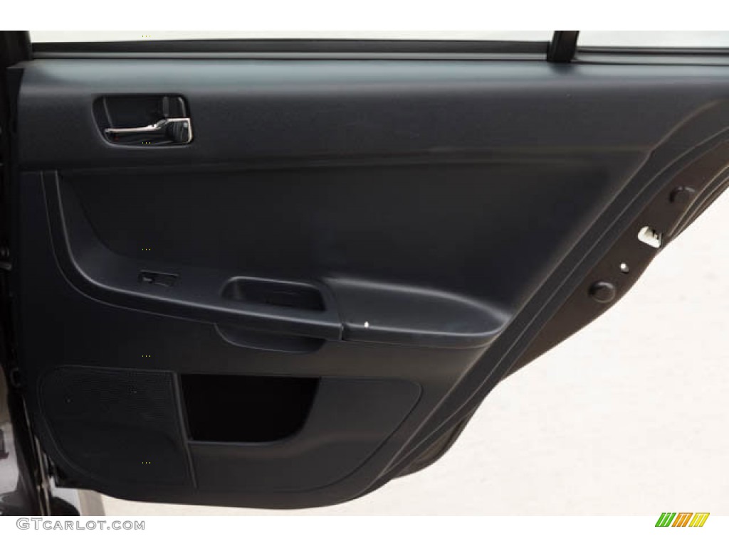 2014 Mitsubishi Lancer Evolution MR Black Door Panel Photo #144888109