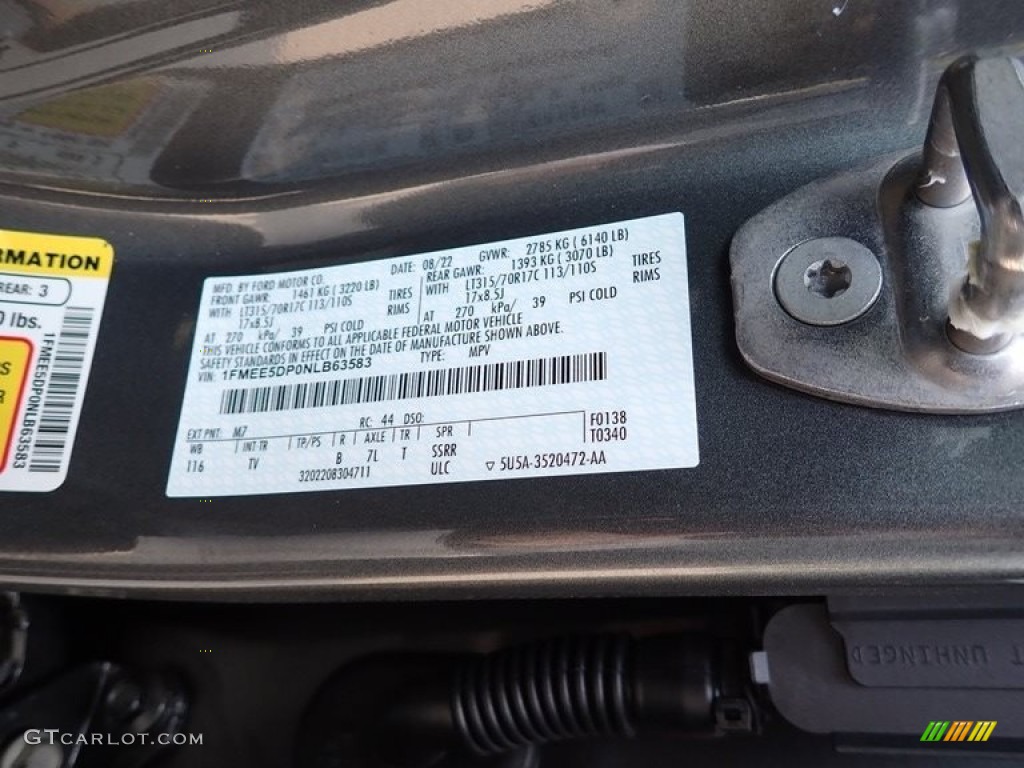 2022 Ford Bronco Wildtrak 4x4 4-Door Color Code Photos