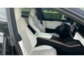Black/White Front Seat Photo for 2021 Tesla Model S #144888706