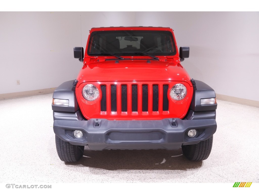 2021 Wrangler Unlimited Sport 4x4 - Firecracker Red / Black photo #2