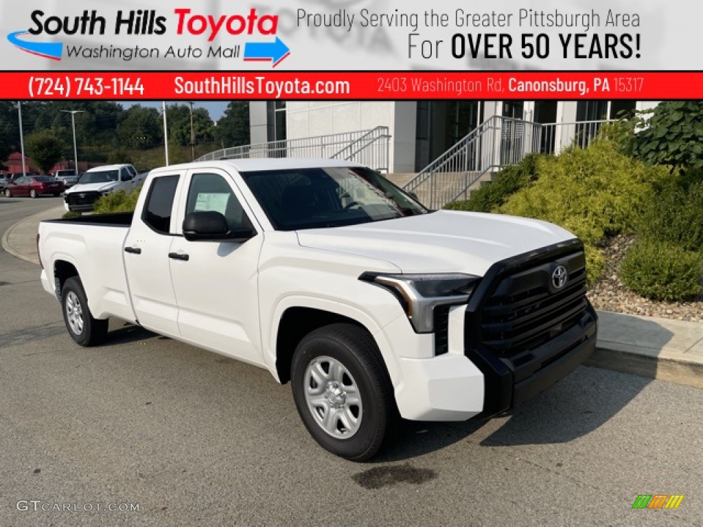 White Toyota Tundra