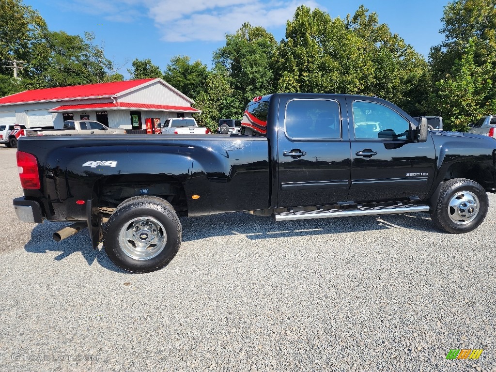 2014 Silverado 3500HD LTZ Crew Cab 4x4 - Black / Ebony photo #6