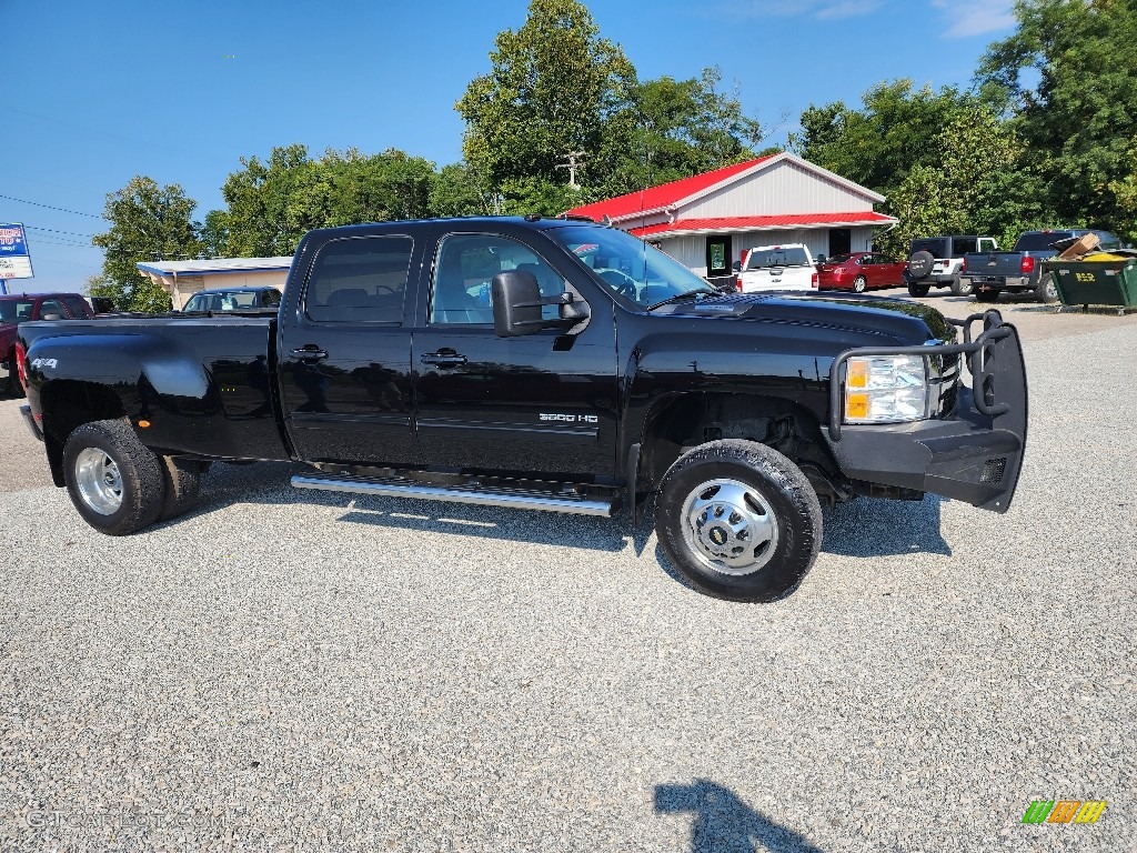 2014 Silverado 3500HD LTZ Crew Cab 4x4 - Black / Ebony photo #7