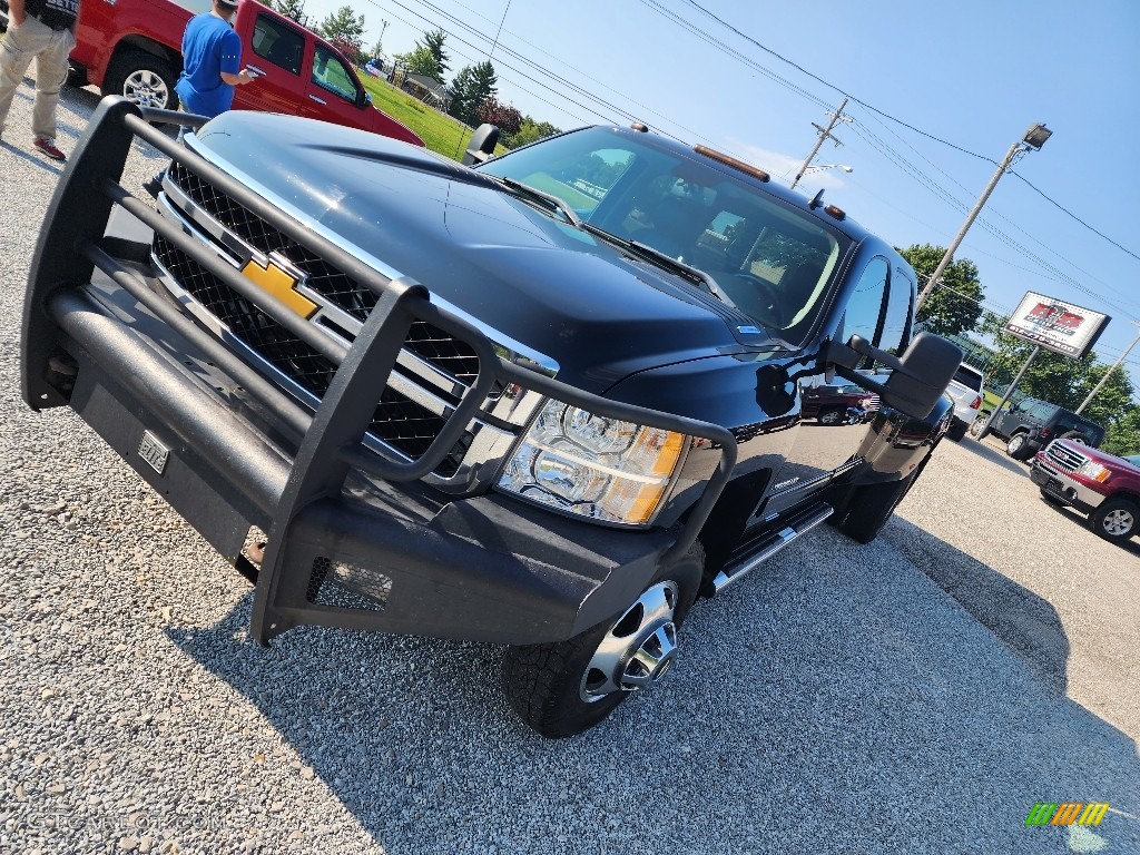 2014 Silverado 3500HD LTZ Crew Cab 4x4 - Black / Ebony photo #9