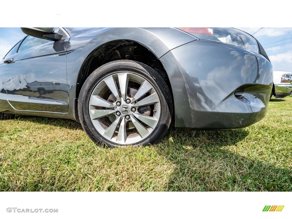2008 Accord EX-L Coupe - Polished Metal Metallic / Black photo #2