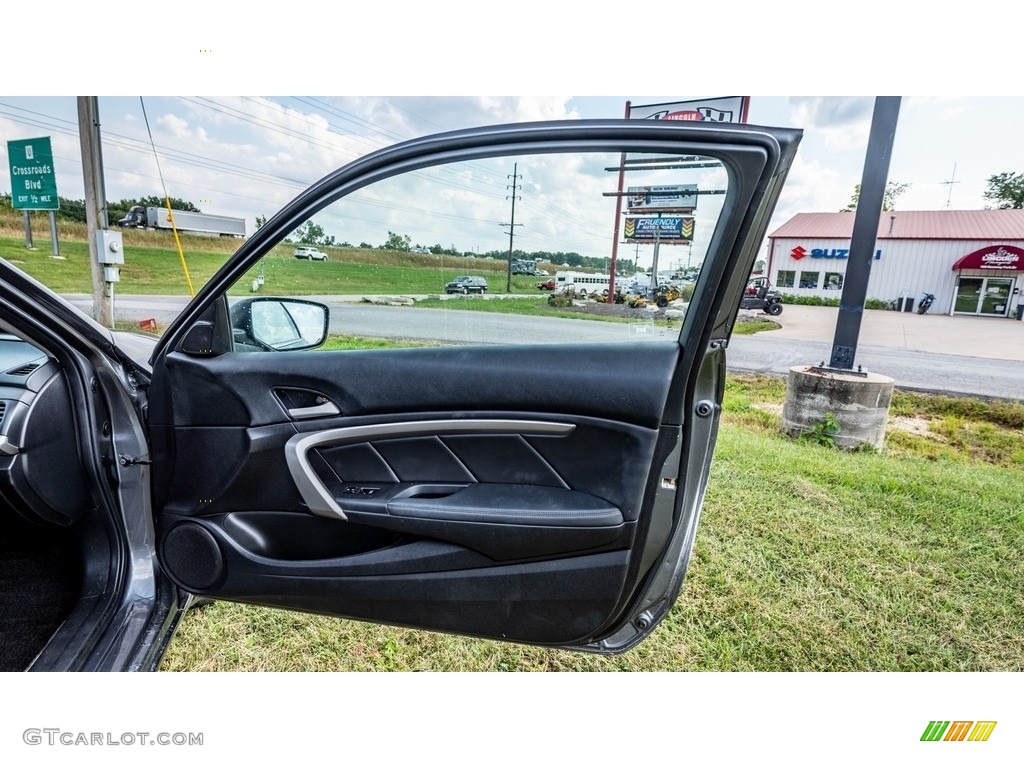 2008 Accord EX-L Coupe - Polished Metal Metallic / Black photo #23