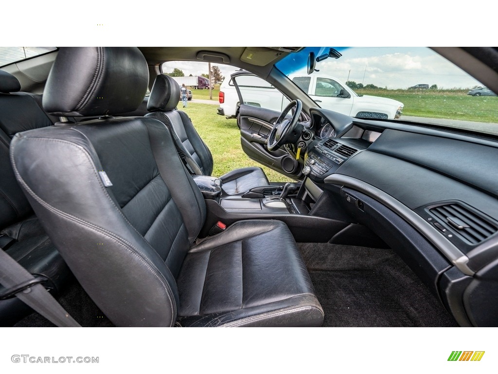 2008 Accord EX-L Coupe - Polished Metal Metallic / Black photo #25