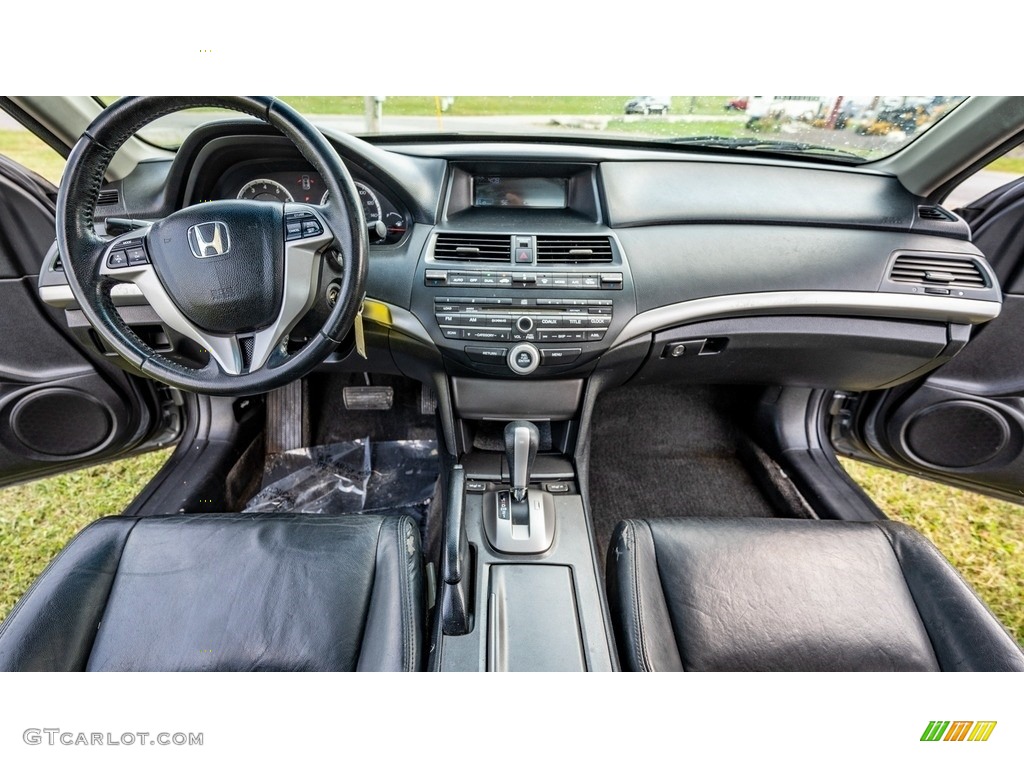 2008 Accord EX-L Coupe - Polished Metal Metallic / Black photo #27