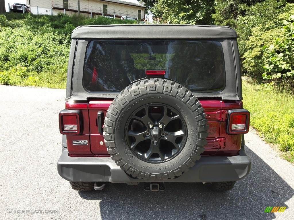 2021 Wrangler Unlimited Willys 4x4 - Snazzberry Pearl / Black photo #7