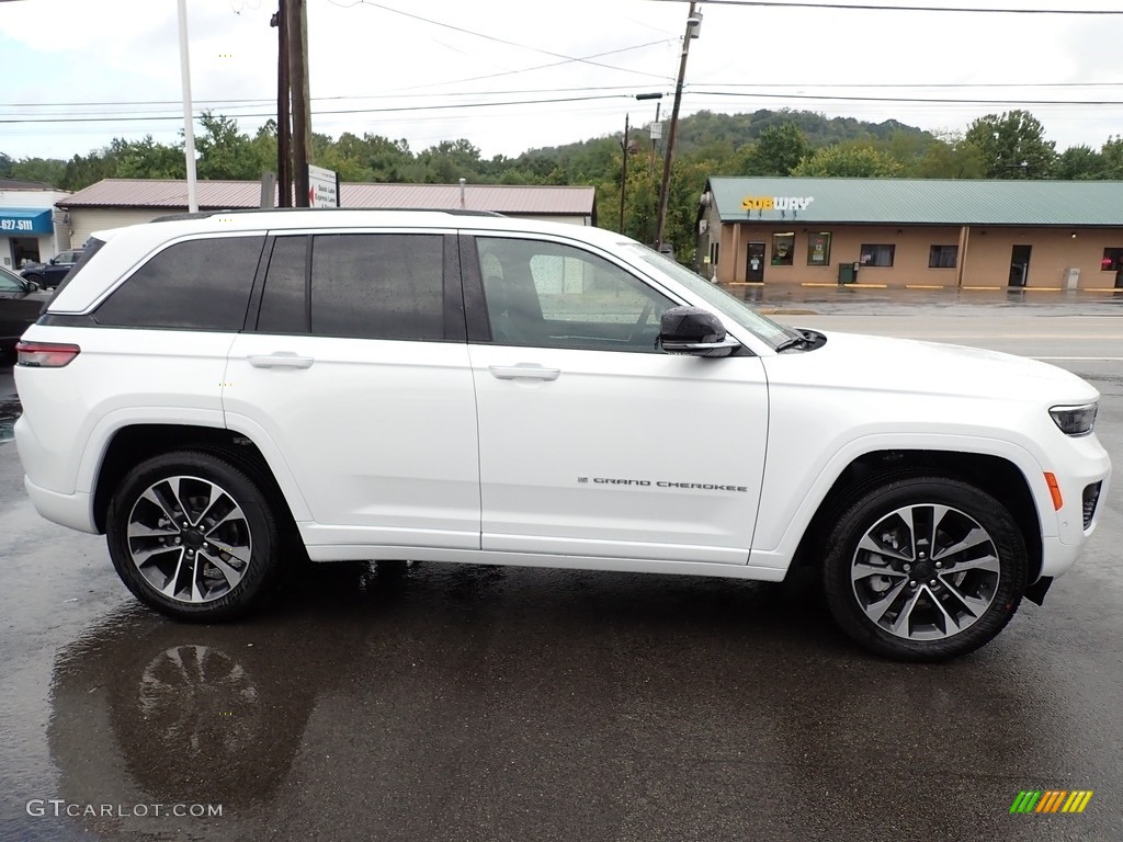 Bright White 2023 Jeep Grand Cherokee Overland 4x4 Exterior Photo #144893068