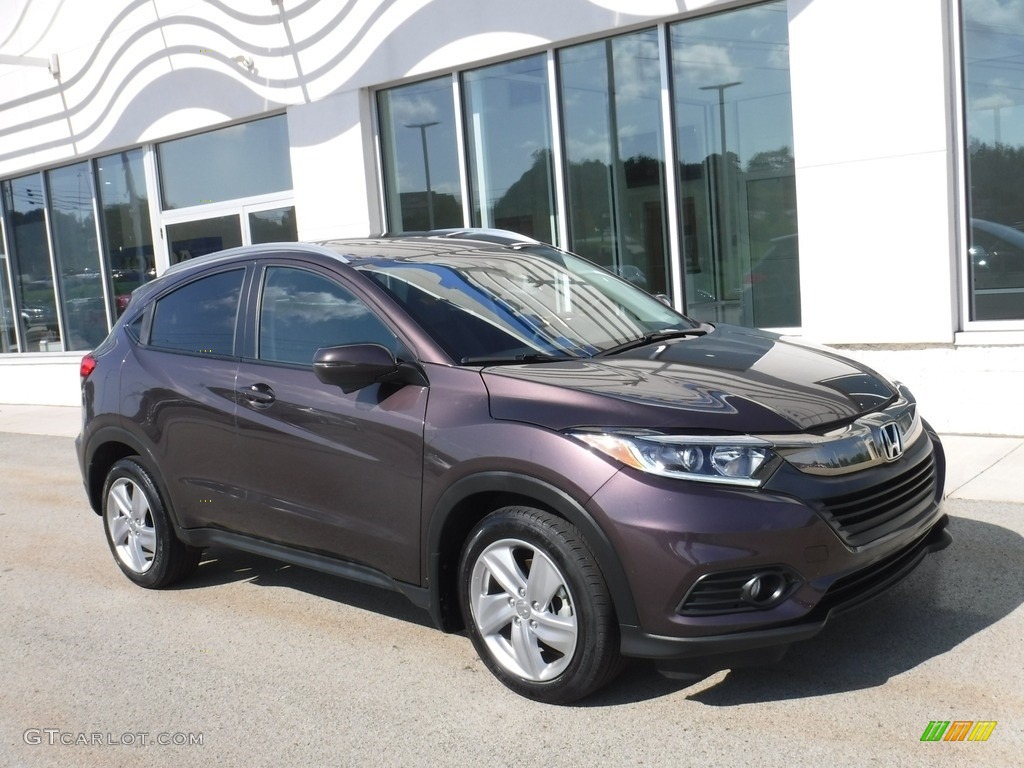 2019 HR-V EX AWD - Midnight Amethyst Metallic / Black photo #2