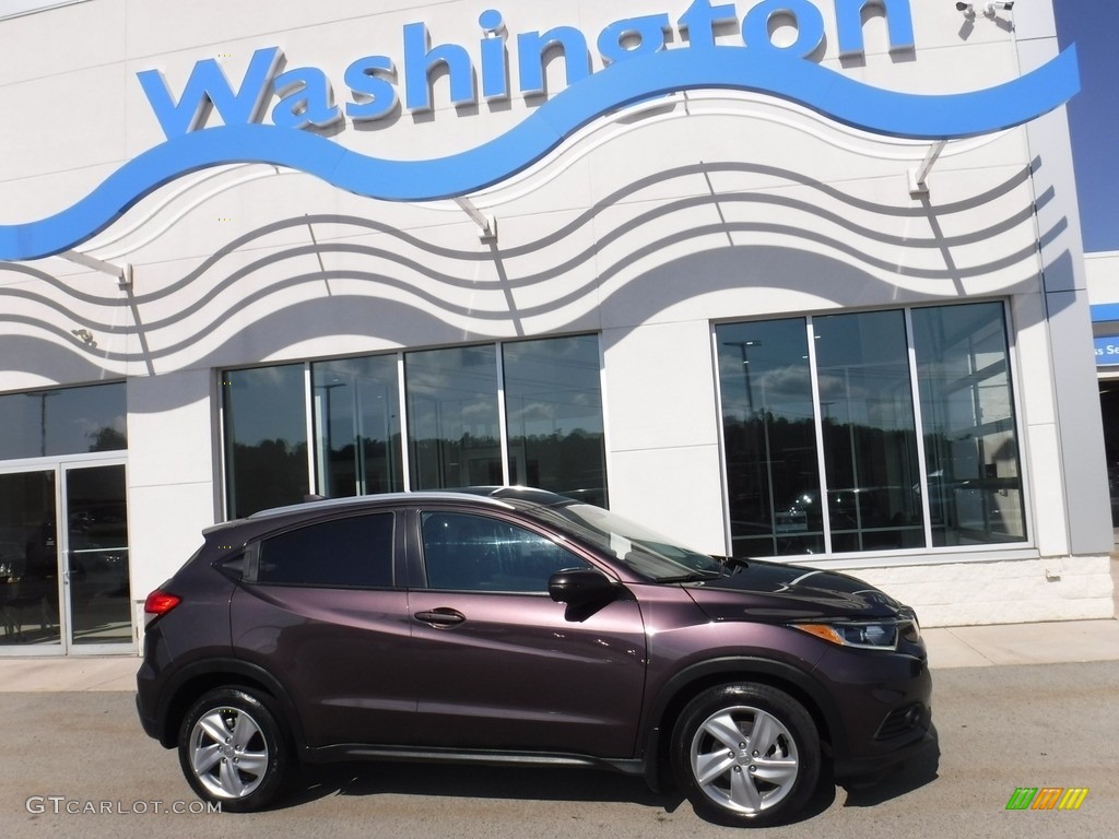 2019 HR-V EX AWD - Midnight Amethyst Metallic / Black photo #3