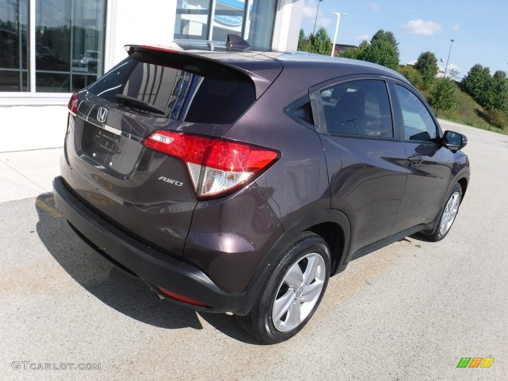 2019 HR-V EX AWD - Midnight Amethyst Metallic / Black photo #11